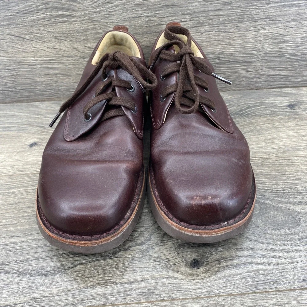 Samuel Hubbard Hubbard Free Mens 8 Brown Leather Vibram Oxford Shoes M1100-007